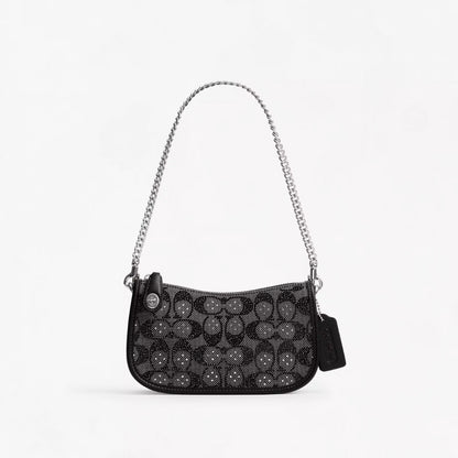 Crystal Jacquard Black Bag Collection