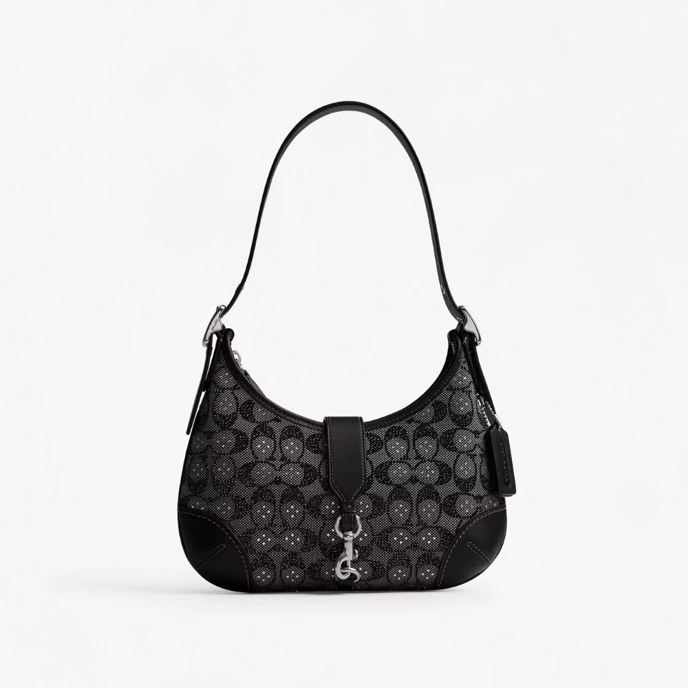Crystal Jacquard Black Bag Collection