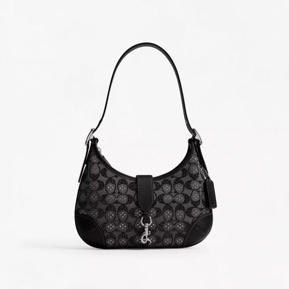 Crystal Jacquard Black Bag Collection