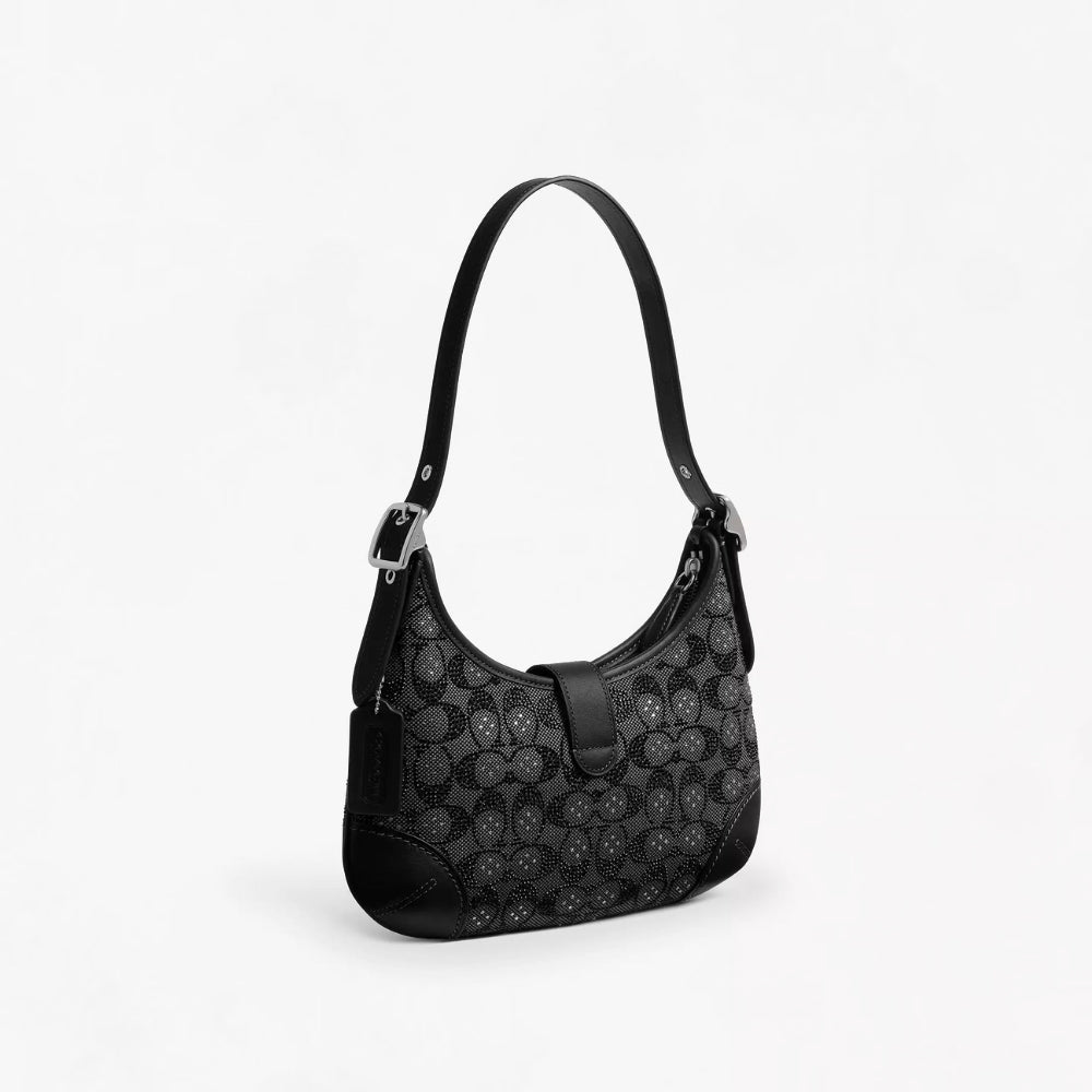 Crystal Jacquard Black Bag Collection