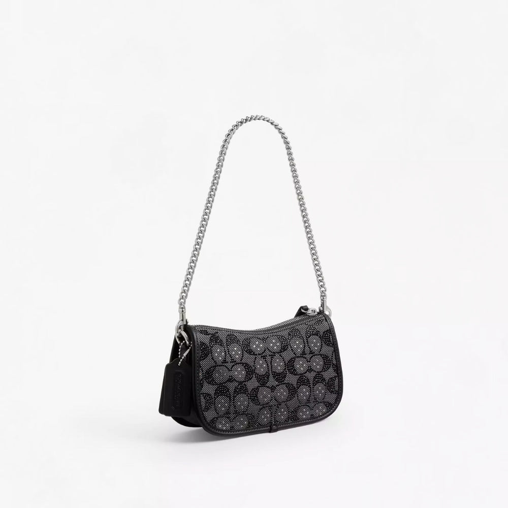 Crystal Jacquard Black Bag Collection