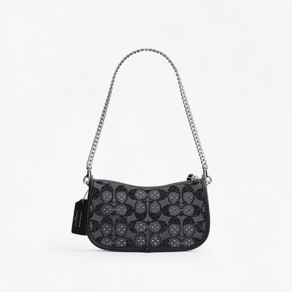 Crystal Jacquard Black Bag Collection