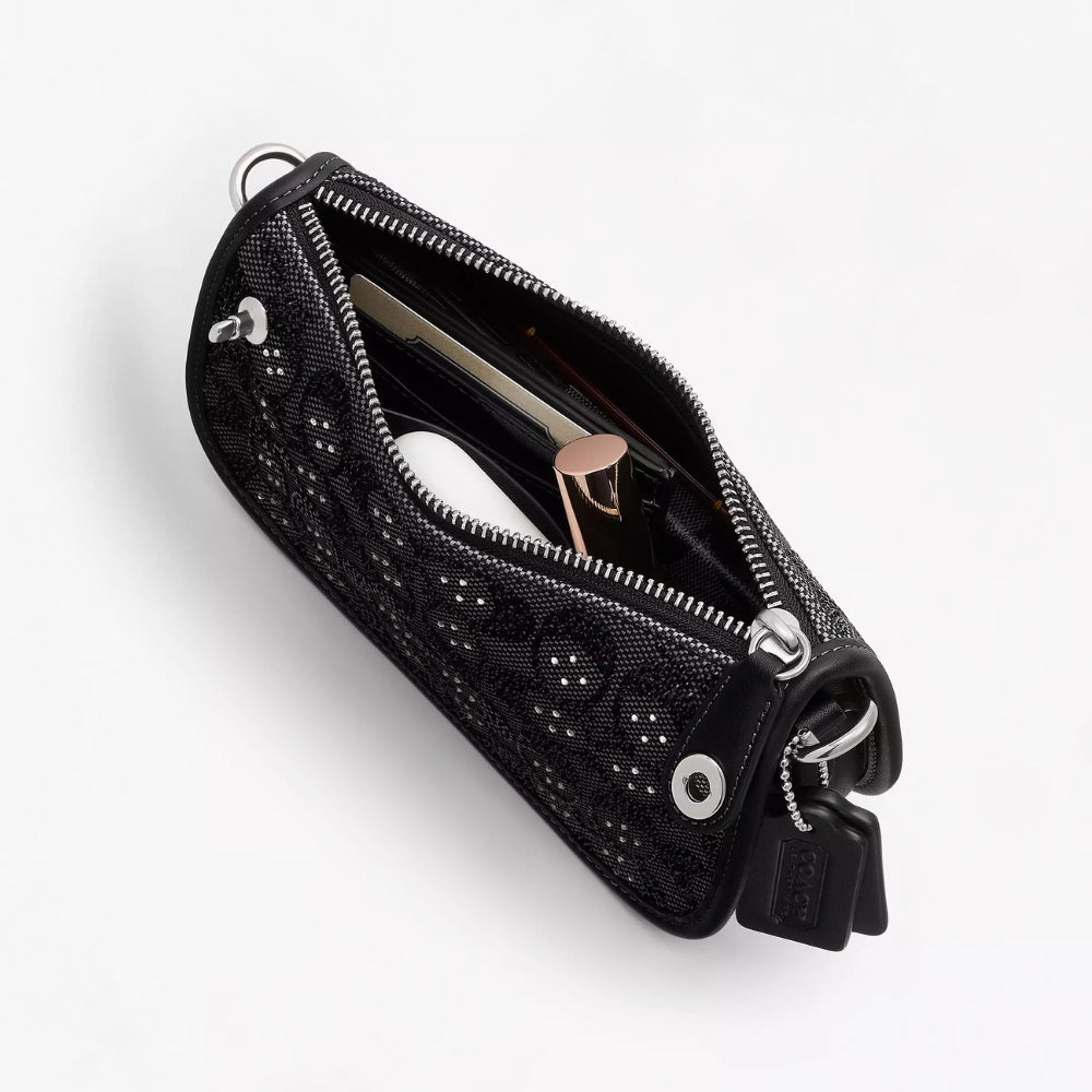 Crystal Jacquard Black Bag Collection